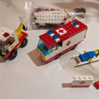 Lego 6688 6628 6687 Shell tow truck ambulance prop