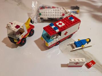 Lego 6688 6628 6687 Shell tow truck ambulance prop