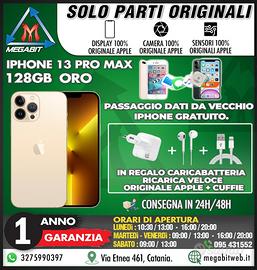 Iphone 13 pro max 128gb oro - originale