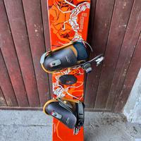 Snowboard Salomon Fierce 129, attacchi e scarponi