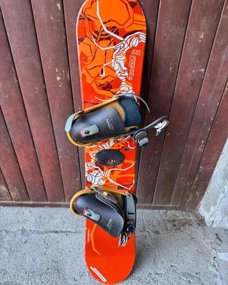 Snowboard Salomon Fierce 129, attacchi e scarponi