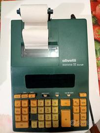 Calcolatrice Olivetti Elettro summa 32 euro 