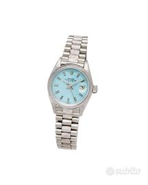 Rolex Date Lady president rare white gold