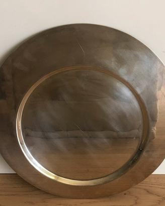 Vassoio Gio ponti per Cleto Munari silver plate