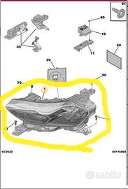 PROIETTORE DX FULL LED DS3 CROSSBACK 1642991380