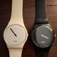 SWATCH COPPIA WHITE AND BLACK