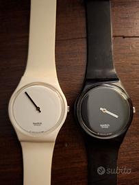 SWATCH COPPIA WHITE AND BLACK