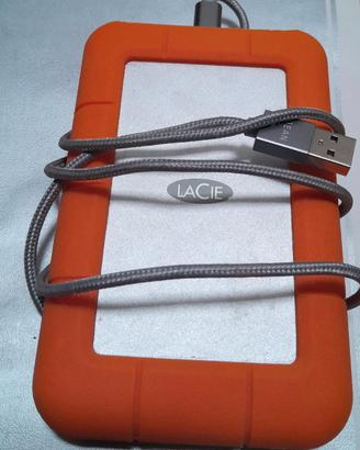 LaCie Rugged Mini disco  portatile 1TB USB3