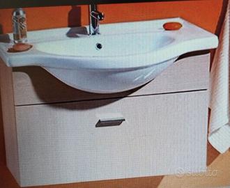 Mobile bagno sospeso bianco