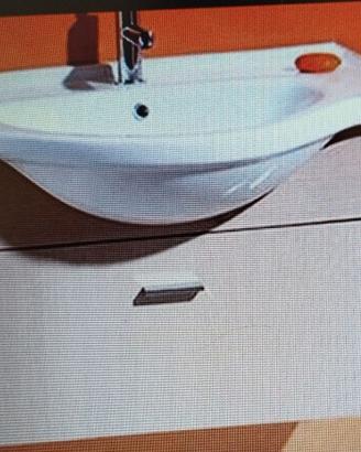 Mobile bagno sospeso bianco