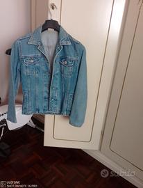giubbino jeans azzurro 