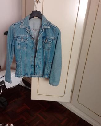 giubbino jeans azzurro 