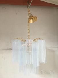 lampadario Tronchi Murano Sputnik Venini Mazze art
