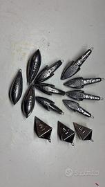 Piombi da pesca surf casting mix Kg 1,510