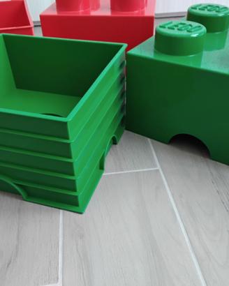 Cubi contenitori (mattoncini) LEGO