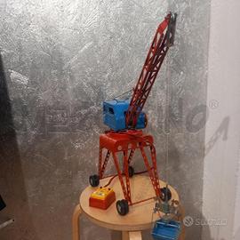 GIOCO DI LATTA GRU VINTAGE ANNI 70 FRATELLI SOMMAV