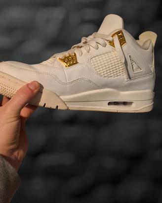 jordan 4 metallic gold
