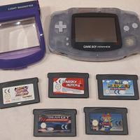 GAME BOY Advance + 5 giochi