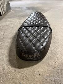 Sella originale triumph 900 trapuntata marrone
