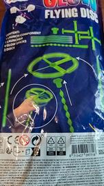 Disco Volante Luminoso Glow Flying Disc frisbee 