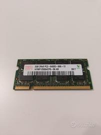 Banco ram 2GB Hynix