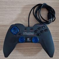 Joypad control. Gaming Logitech Wingman Rumblepad.