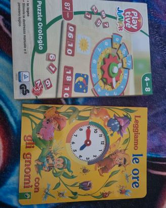 Gioco + Libro per imparare le ore