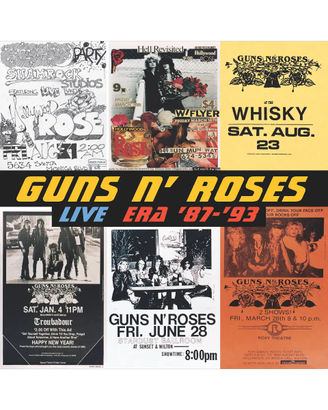 Guns n' Roses Live Era '87 -'93 4 LP BOX