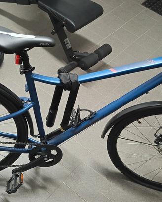 Bici trekking RIVERSIDE 500 azzurra