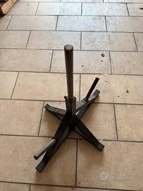 Attrezzi palestra porta dischi