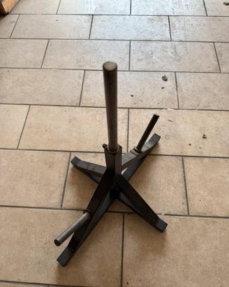 Attrezzi palestra porta dischi