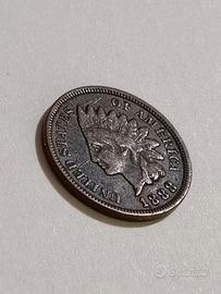 Rara moneta 1 centesimo 1888 - USA