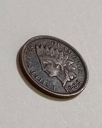 Rara moneta 1 centesimo 1888 - USA