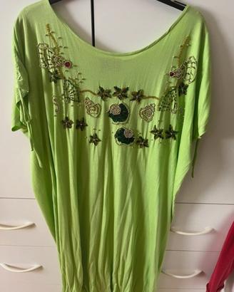 Abito in maglina di cotone, taglia 50