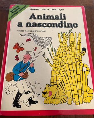 Vecchio libro per ragazzi ‘Animali a nascondino ‘