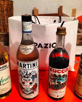 Bottiglie liquori vintage da collezione