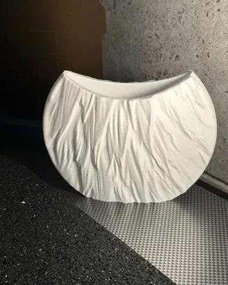 Vaso circolare moderno con trama effetto pelliccia