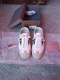 Scarpe sneakers Prada Montecarlo confezione or