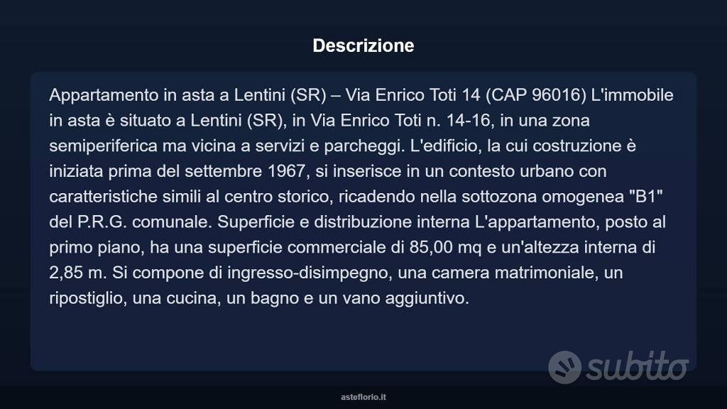 Appartamento – Lentini, Siracusa - Vista 4