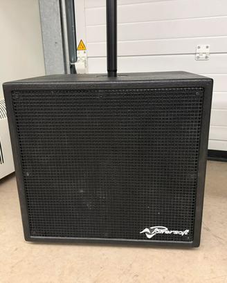 Coppia subwoofer amplificati powersoft