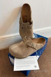 Birkenstock Boston Suede Sabbia 38 Nuove
