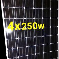 4 pannelli fotovoltaici usati da 250w