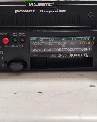 Radio Autovox + Amplificatore anni80
