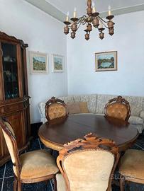 Sala da pranzo anno 80 in legno, come nuova