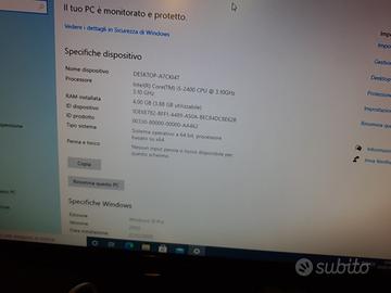 Dell Optiplex 790 con licenza w10 pro