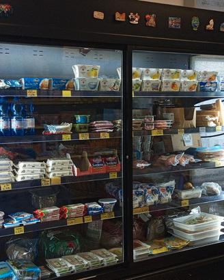 Frigo espositore per negozi di alimentari