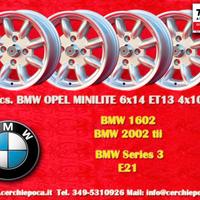 4 cerchi BMW Opel Minilite 6x14 ET13 1502-2002 150