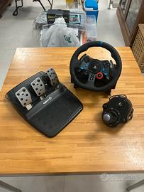 Volante Logitech G29 + Pedaliera + Cambio Manuale