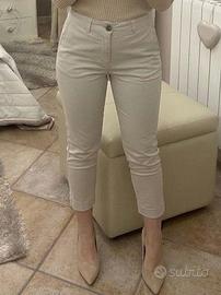 Pantaloni Capri donna Fred Perry Beige – Taglia 40