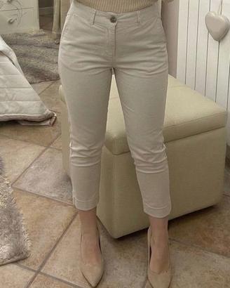 Pantaloni Capri donna Fred Perry Beige – Taglia 40